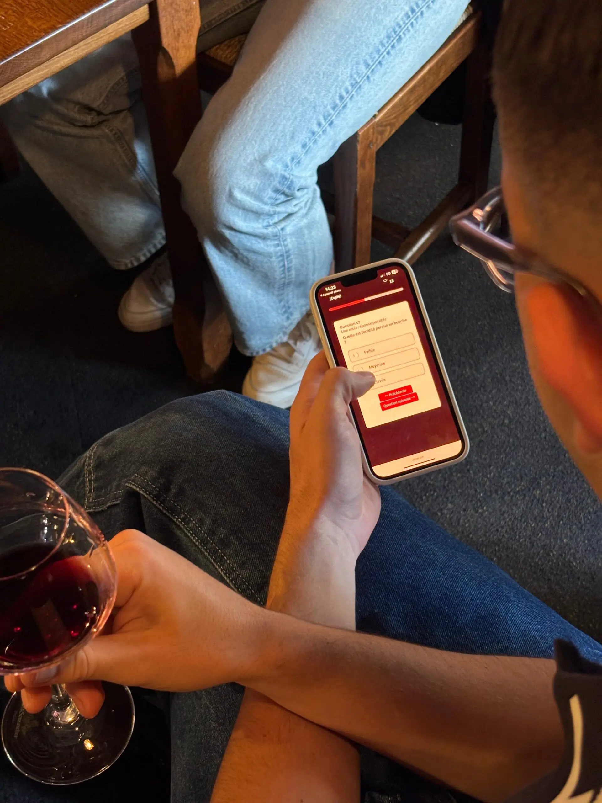 dégustation de vin à l’aveugle