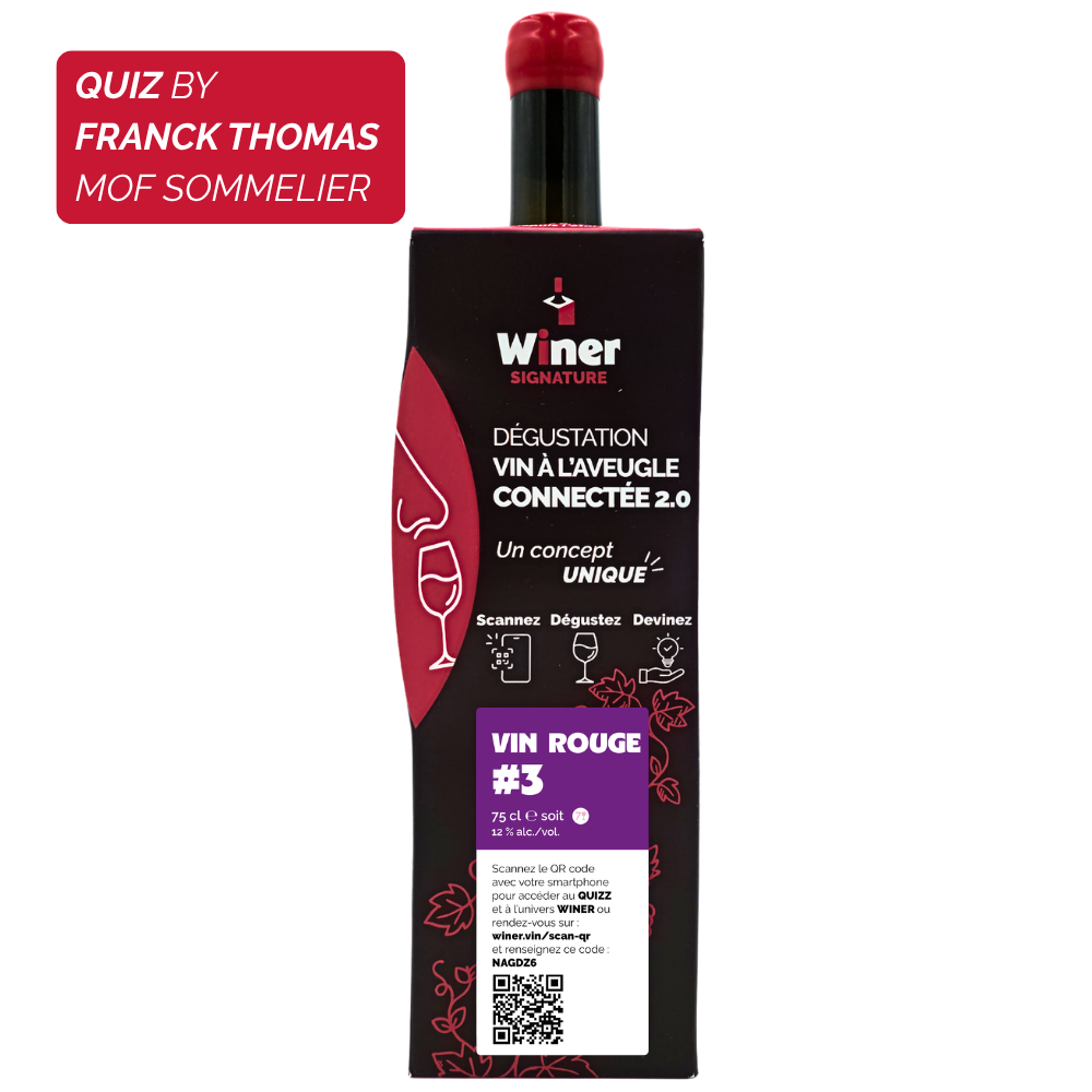 Coffret Winer - Rouge n°3 by Franck Thomas MOF sommelier