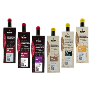 Pack découverte Winer avec 6 coffrets de dégustation de vin à l’aveugle, 3 rouges et 3 blancs